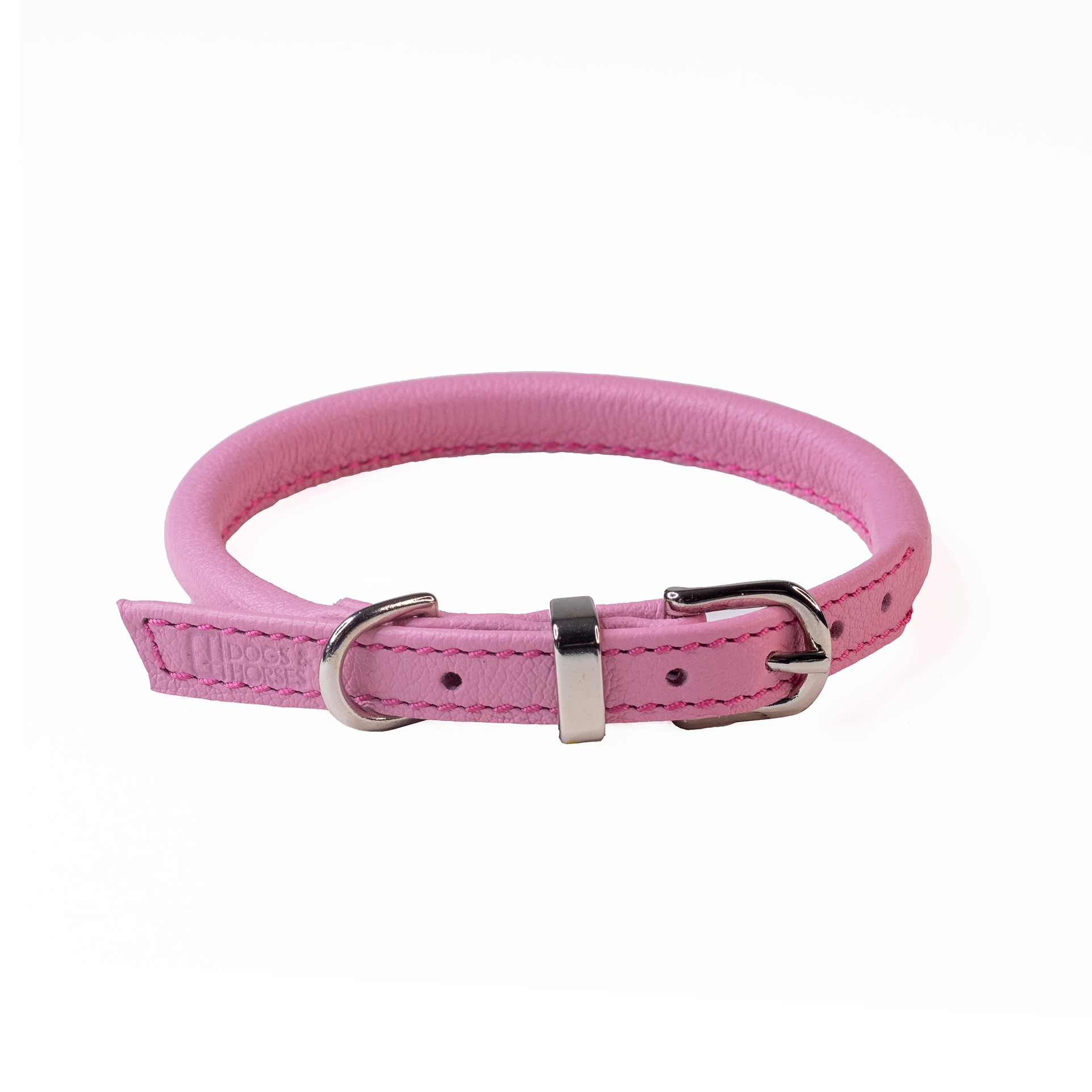 Dogs and horses rolled leather collar best sale