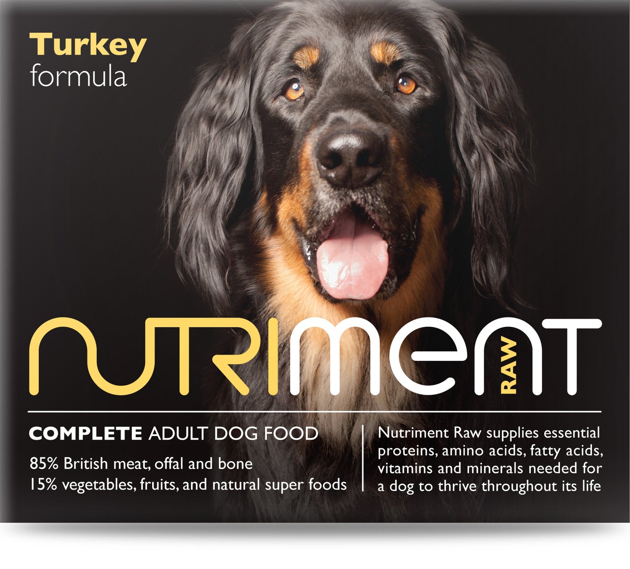 Nutriment Raw Dog Food Turkey Formula The Hound Hut The